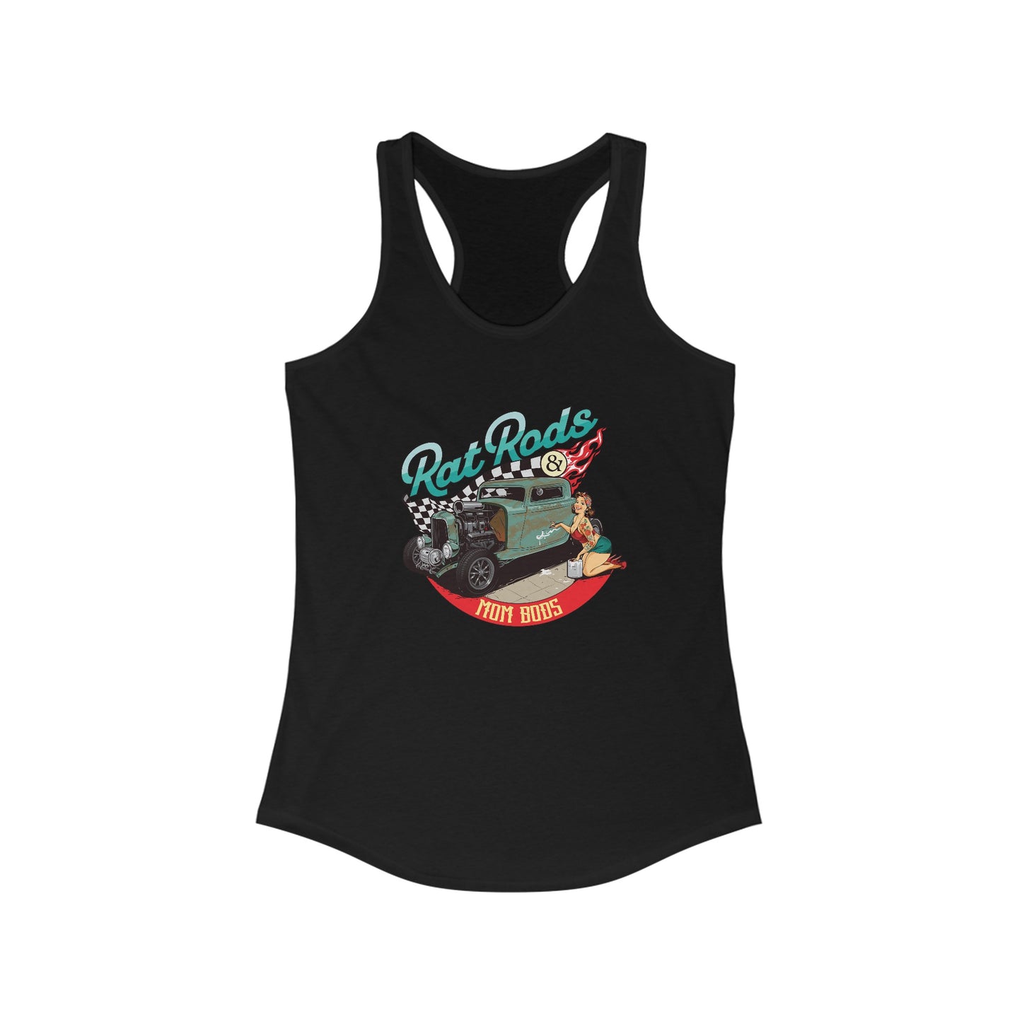 Rat Rods & Mom Bods Womens Racerback