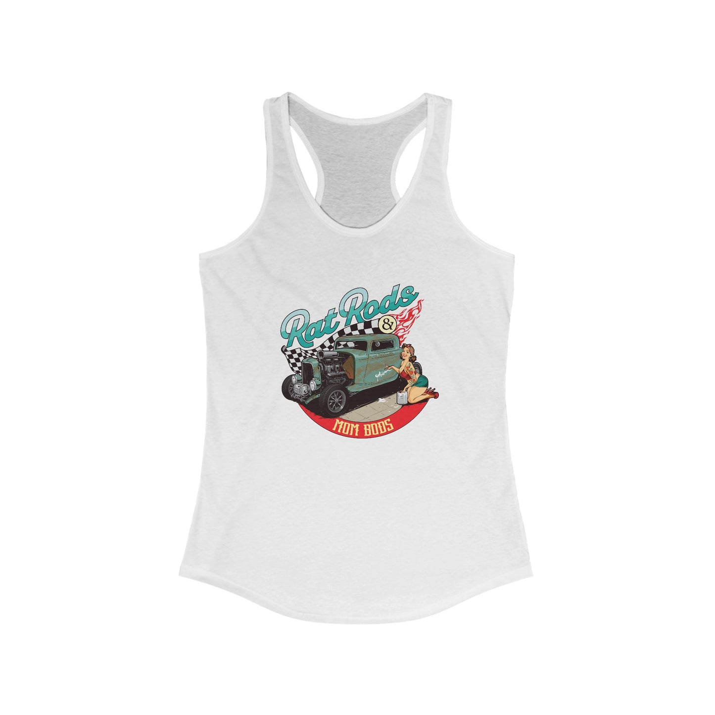 Rat Rods & Mom Bods Womens Racerback