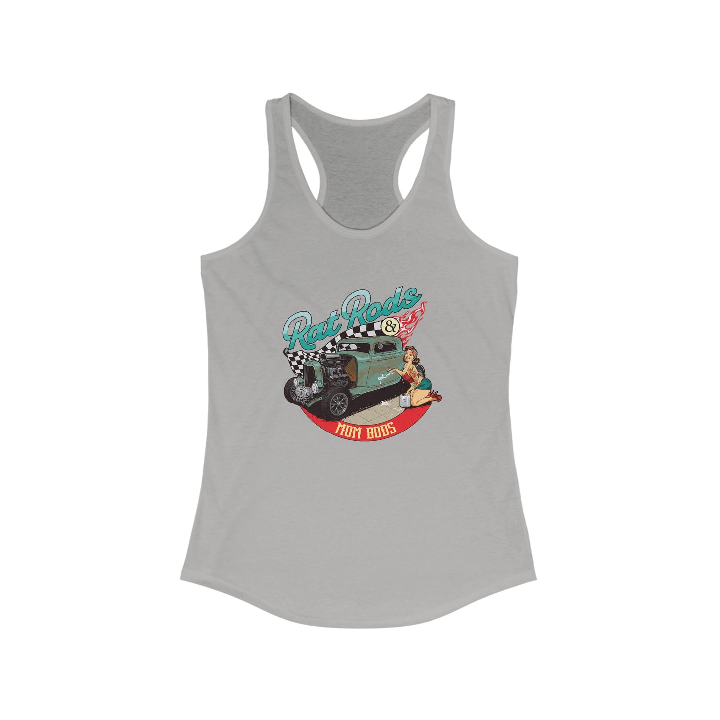 Rat Rods & Mom Bods Womens Racerback